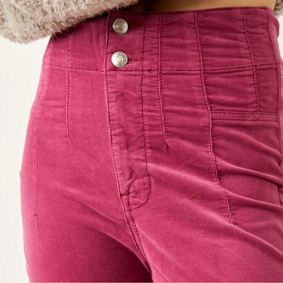 We The Free Pink Flare Jeans - Picture 2 of 8
